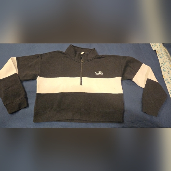 Vans Black and White Men's Sweater - Picture 1 of 5